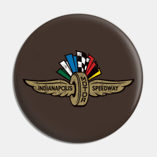 Indianapolis Motor Speedway Distressed Logo Pin