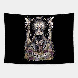 Santa Muerte Tapestry