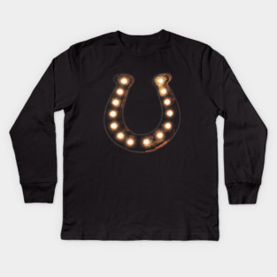Marquee Horseshoe Kids Long Sleeve T-Shirt
