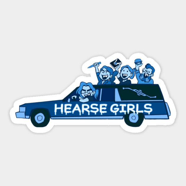 Hearse Girls Sticker by Horse Girls