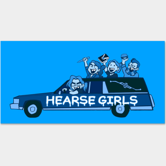 Hearse Girls Wall Art by Horse Girls