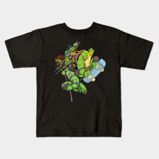 Ninja Turtle Power (V3) Kids T-Shirt