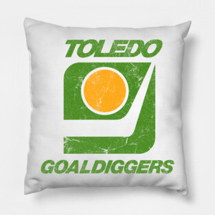 Toledo Goaldiggers  ------ 70s/80s Hockey team Pillow