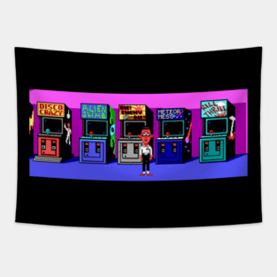 Maniac Mansion - Classic NES Tapestry