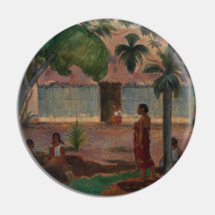 The Large Tree by Paul Gauguin Pin