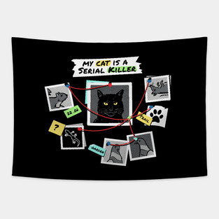 My Cat is a Serial Killer Tapestry