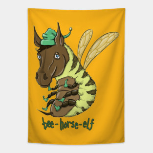 bee-horse-elf Tapestry