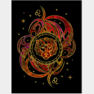 Leo Zodiac Fire element Posters and Art