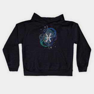 Pisces Zodiac Sign Water element Kids Hoodie