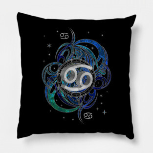Cancer Zodiac Sign Water element Pillow