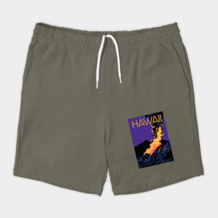 Hawaii vintage travel poster Shorts