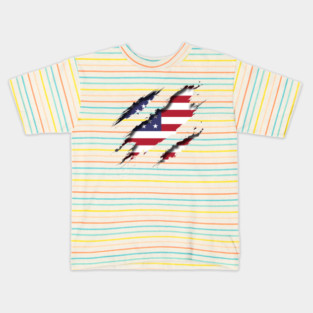 United States of America Shredding Kids T-Shirt