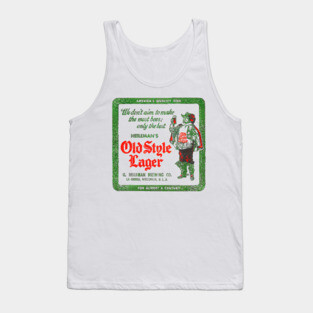 Old Style Lager -- - Vintage Aesthetic Tank Top