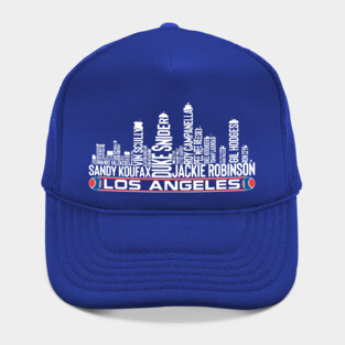 Los Angeles Baseball Team All Time Legends, Los Angeles City Skyline Hat
