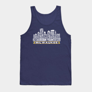 Milwaukee Baseball Team All Time Legends, Milwaukee City Skyline Tank Top
