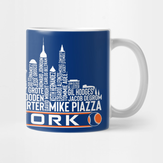 New York Baseball Team All Time Legends, New York City Skyline by Legend Skyline