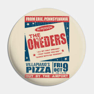 VINTAGE - the oneders villapianos Pin