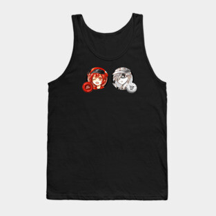 Hataraku Saibou Red & White Blood Cell Tank Top