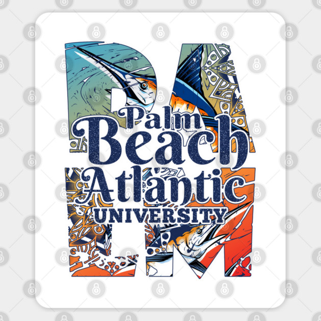 Palm Beach Atlantic University West Palm Beach Florida Swordfish Design Sticker by Joaddo