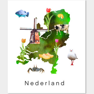The Netherlands Posters and Art