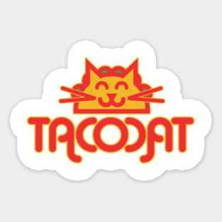 Taco Cat Sticker