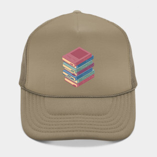 Jane Austen novels pile of books Hat