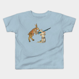 Medieval Murder Rabbit Kids T-Shirt