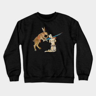 Medieval Murder Rabbit Crewneck Sweatshirt