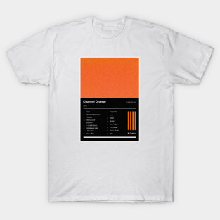 Channel Orange Tracklist (Inverted) T-Shirt