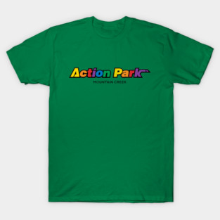 Action Park, Mountain Creek (Color, Distressed) T-Shirt