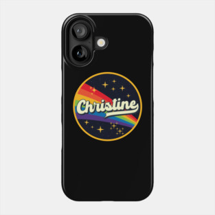 Christine // Rainbow In Space Vintage Style Phone Case