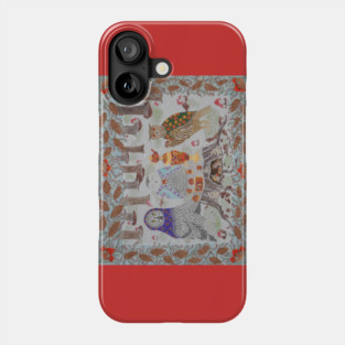Owl Tea Party Phone Case