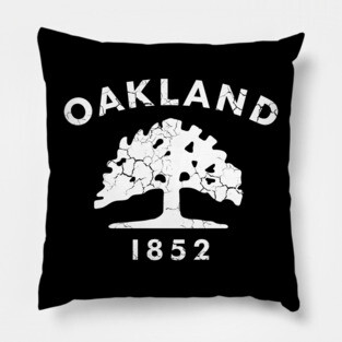 Oakland Flag California Home Family Pillow