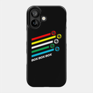 Box Box Box F1 Tyre Compound Options Phone Case