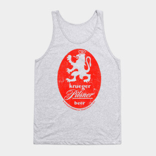 Krueger Pilsner --- Brewery Logo -- Vintage Aesthetic Tank Top