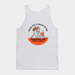 Hampden Ale --- Brewery Logo -- Vintage Aesthetic Tank Top