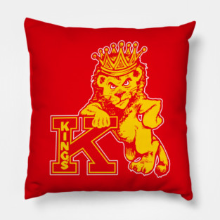 Vintage King's College (Pennsylvania) - Leo the Lion Mascot Pillow