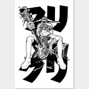 Haruko no Vespa (light) Posters and Art