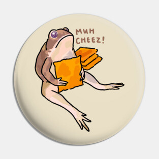 Cheez it frog Pin