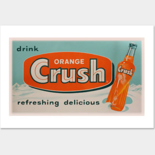 Retro Crush soda pop Posters and Art