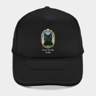 Don't Try Me Today - Black Cats Hat