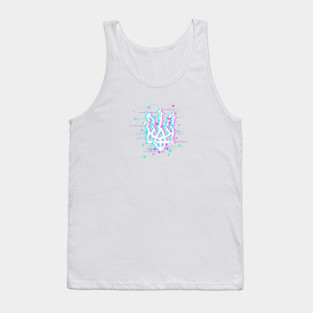 Tryzub Glitch Tank Top