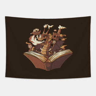 Steampunk Dragon by Tobe Fonseca Tapestry