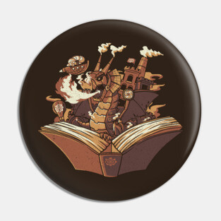 Steampunk Dragon by Tobe Fonseca Pin