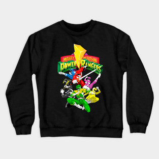 Power Rangers Action Crewneck Sweatshirt