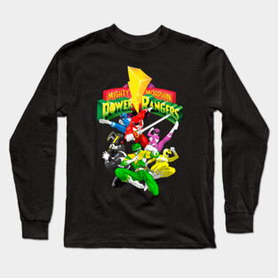 Power Rangers Action Long Sleeve T-Shirt