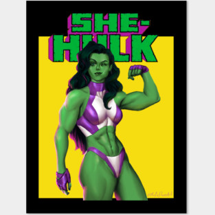 She-Hulk Posters and Art