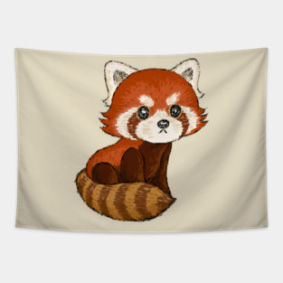 Handsome red panda Tapestry
