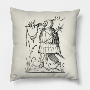 Grotesque #44 The Drolatic Dreams of Pantagruel (1565) Pillow