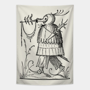 Grotesque #44 The Drolatic Dreams of Pantagruel (1565) Tapestry